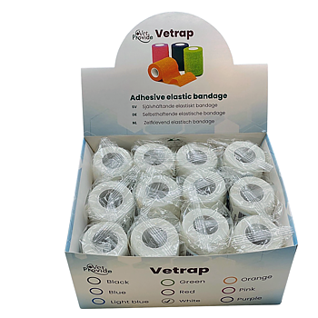 Vetrap Adhesive Elastic Bandage 10 cm x 4,5 m - White 