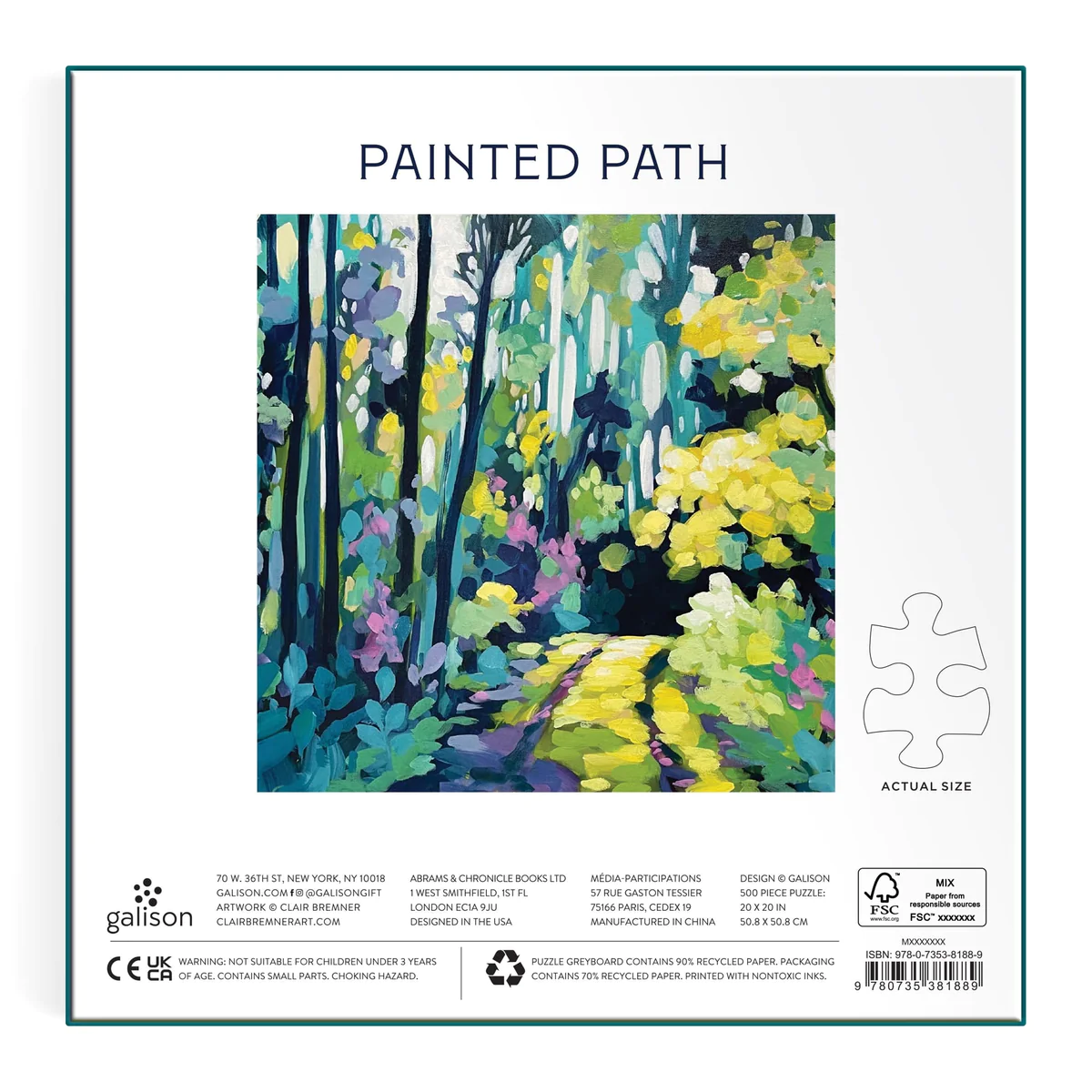Painted Path 500 Piece Puzzle - 4