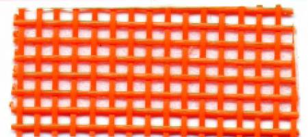 Nät Vinyl,  Hård Mesh Orange