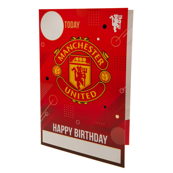 Manchester United Födelsedagkort HP - 2