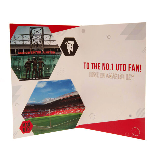 Manchester United Födelsedagkort HP - 3