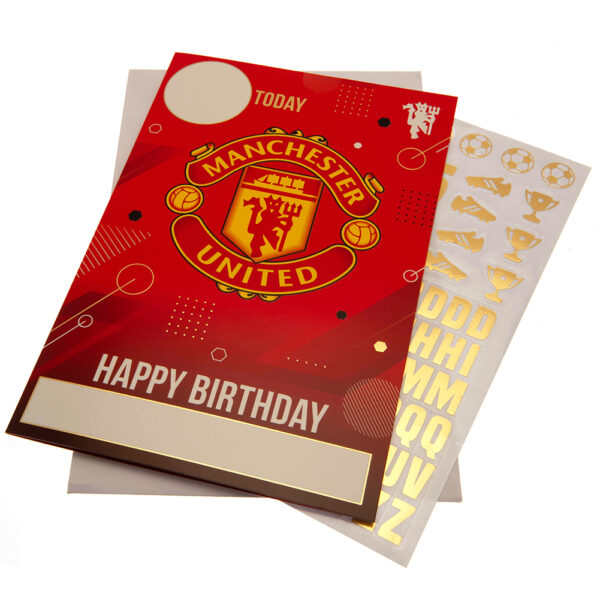 Manchester United Födelsedagkort HP