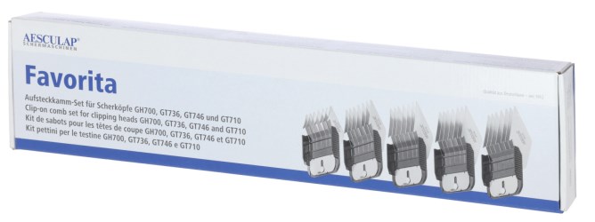 Aesculap Stainless Steel Clip-On Comb Favorita