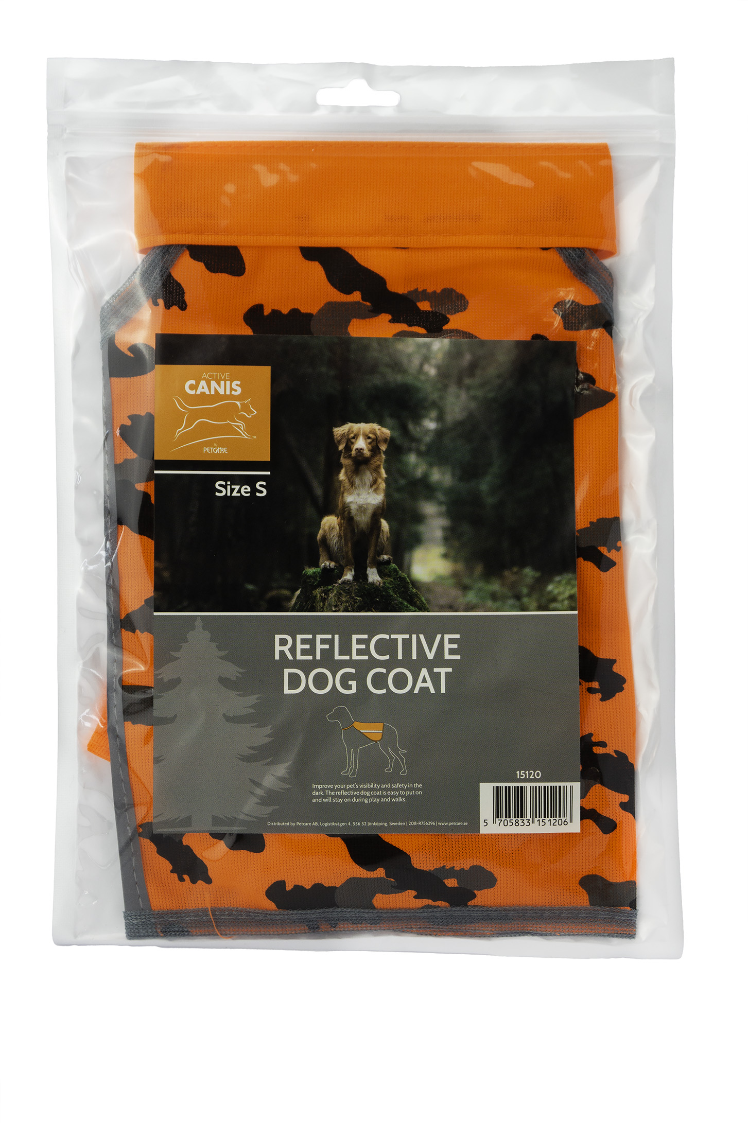 Active Canis Reflective Dog Coat S  Camo - 2