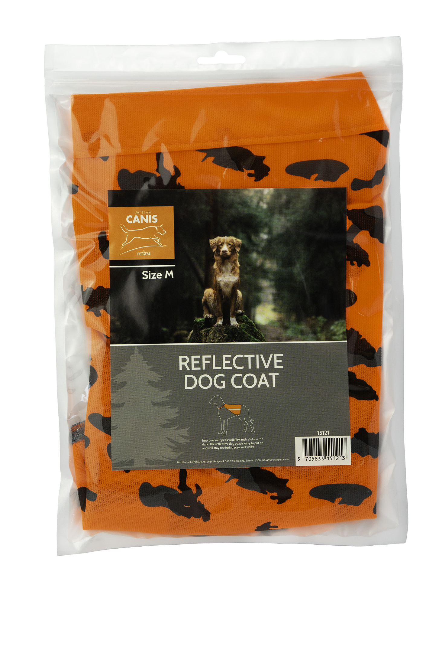 Active Canis Reflective Dog Coat M Camo - 3