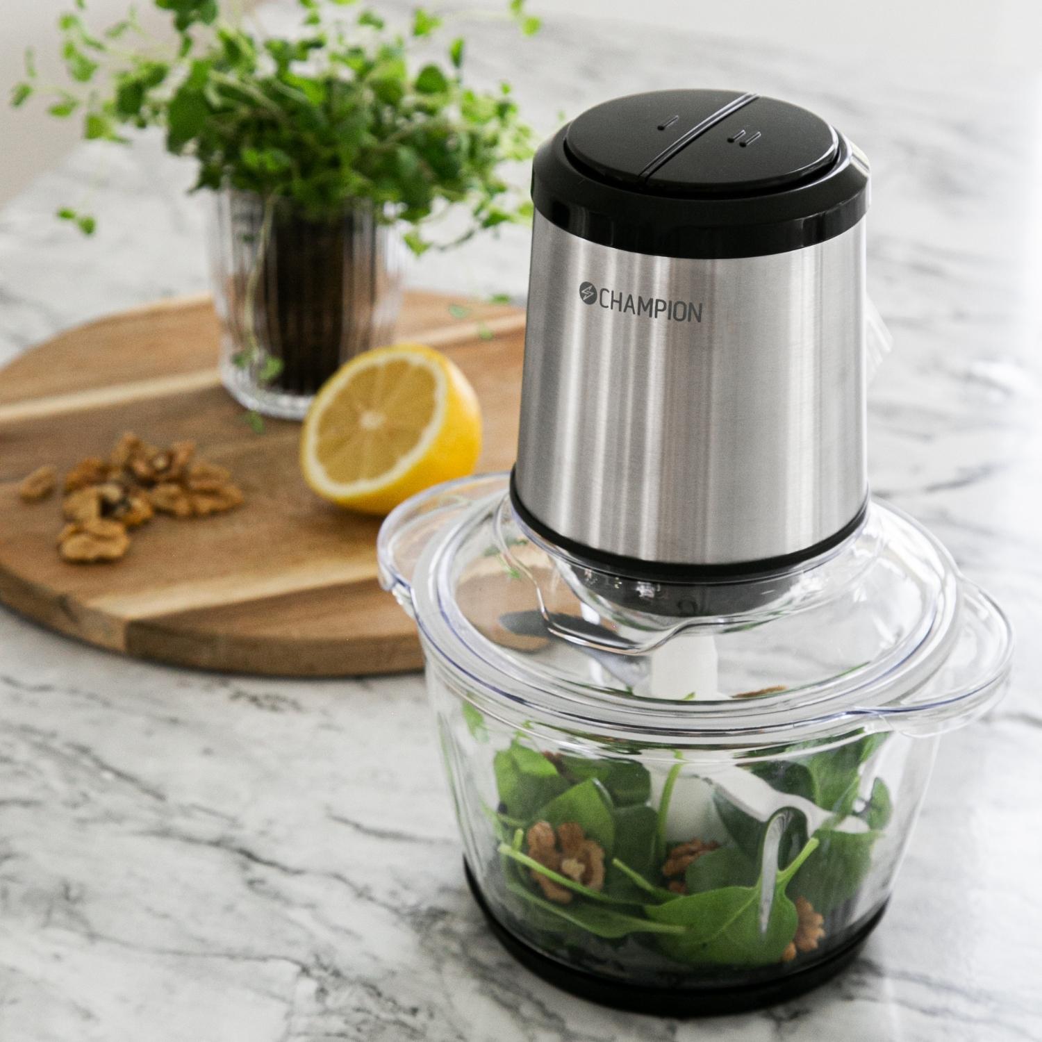 Mini Chopper 1,2L 400W Glasskål MC310 Rostfri - 3