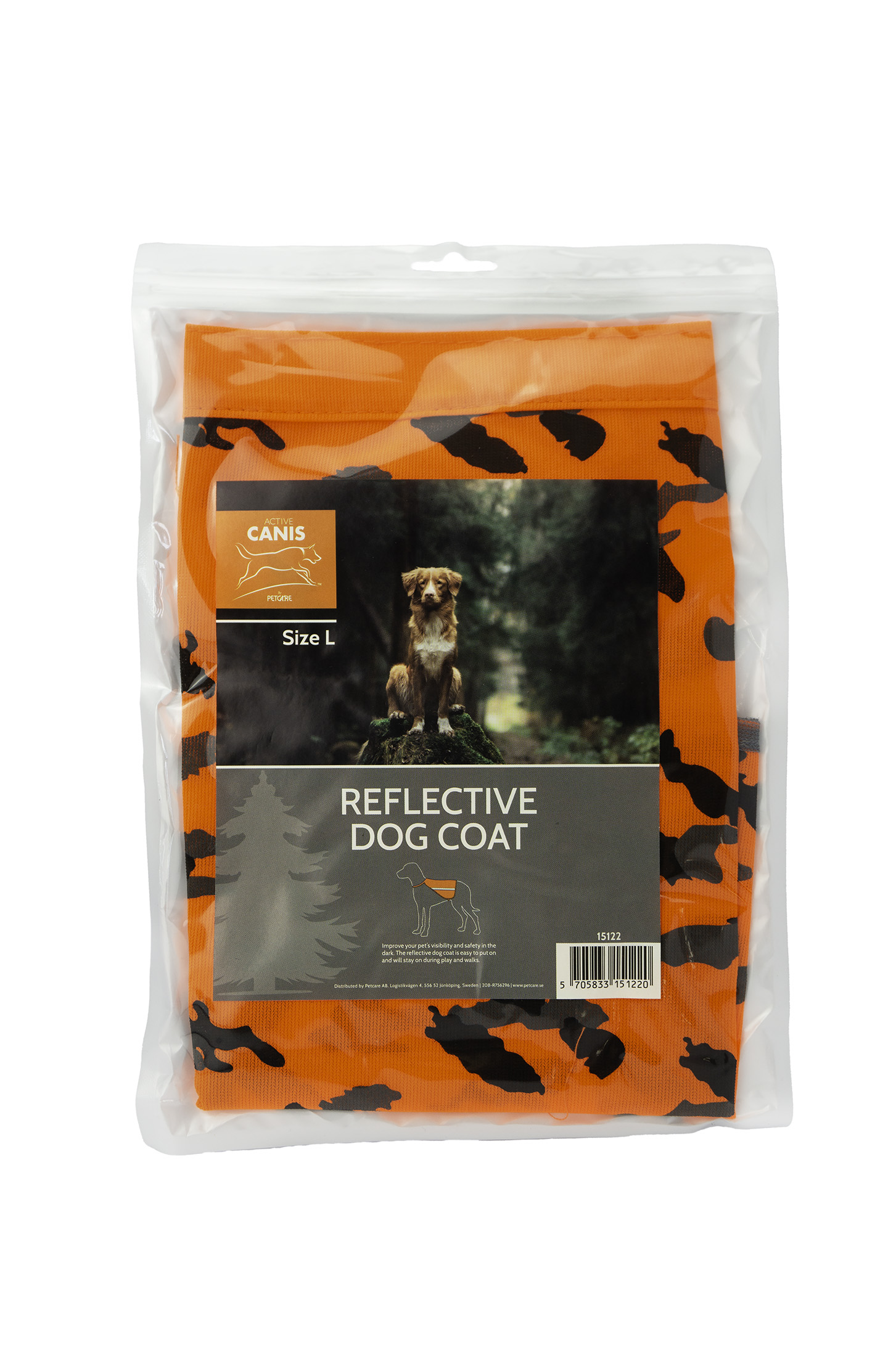 Active Canis Reflective Dog Coat L Camo - 3