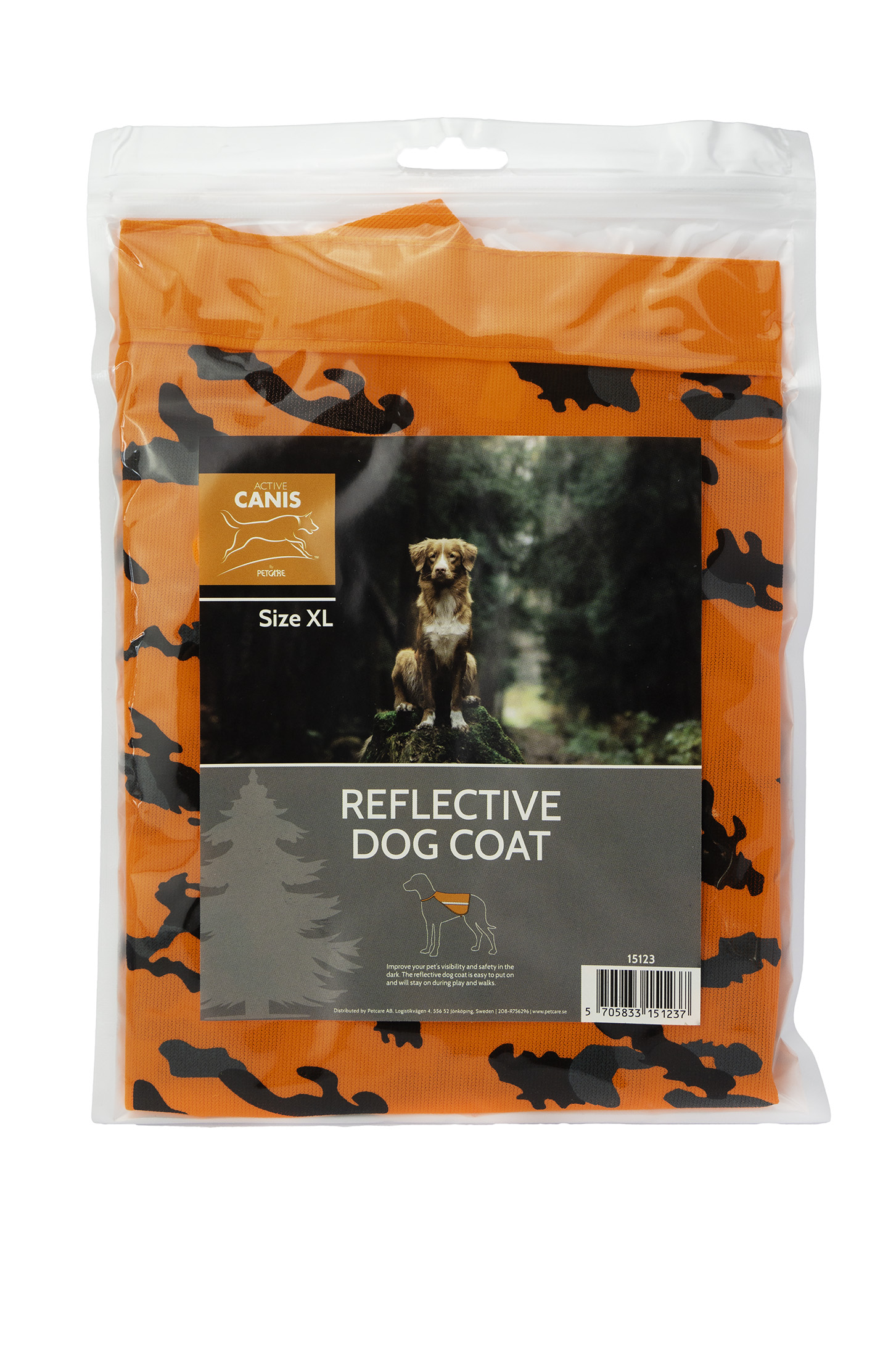 Active Canis Reflective Dog Coat XL Camo