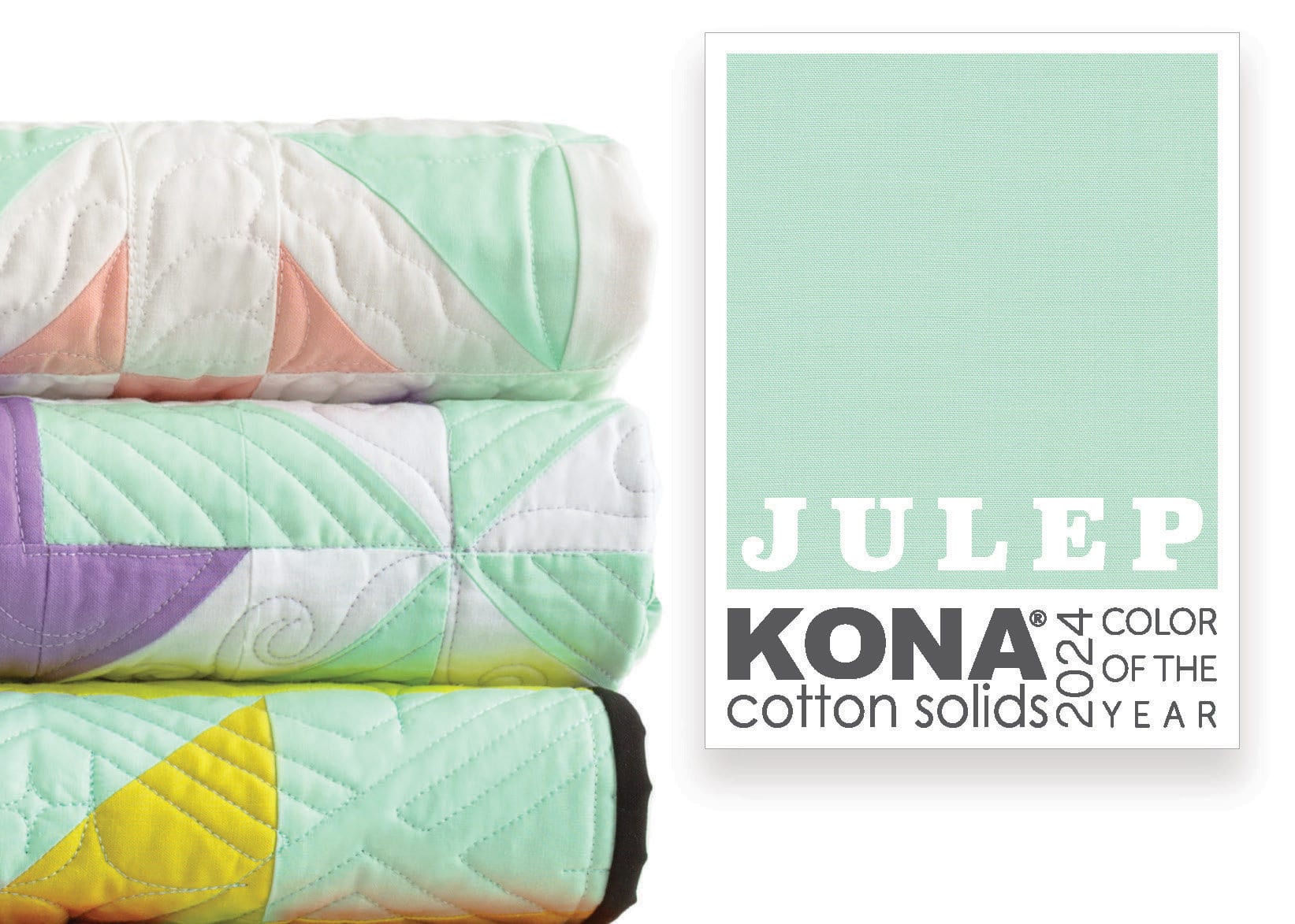 "Julep" Kona Cotton Solid Color of the Year 2024 - 3