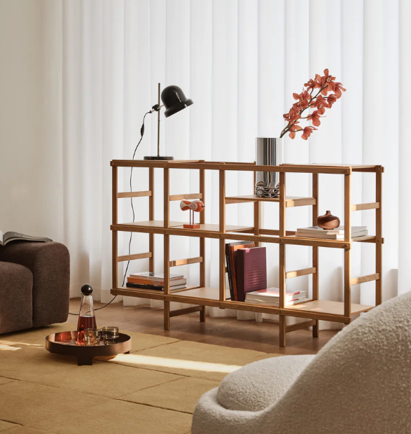 Frame Hylla Medium ek - Design House Stockholm - 2