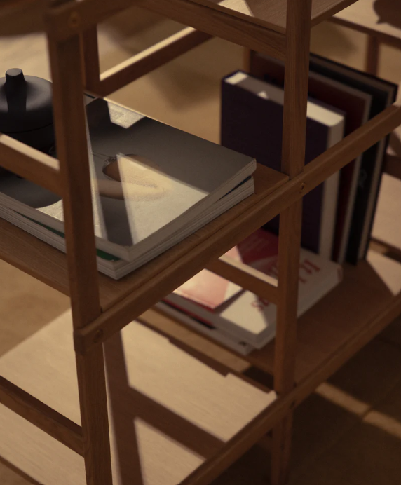 Frame Hylla Medium ek - Design House Stockholm - 4