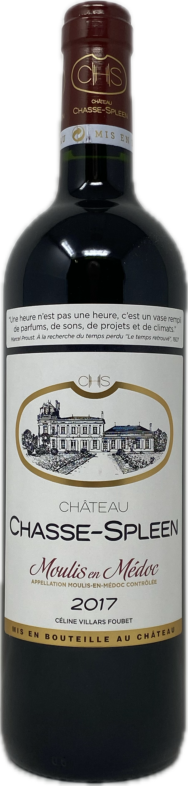 2017 CHATEAU CHASSE-SPLEEN, 75 cl  