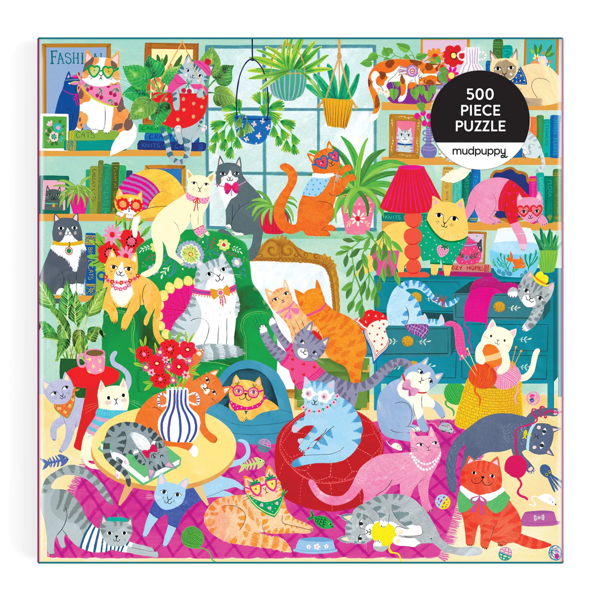 Caturday Afternoon 500 Piece Family Puzzle - 4
