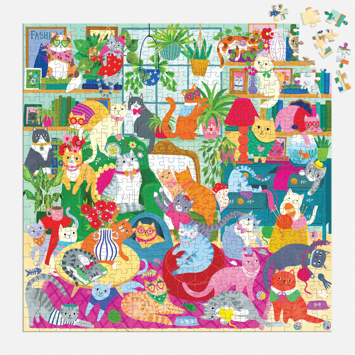 Caturday Afternoon 500 Piece Family Puzzle - 2