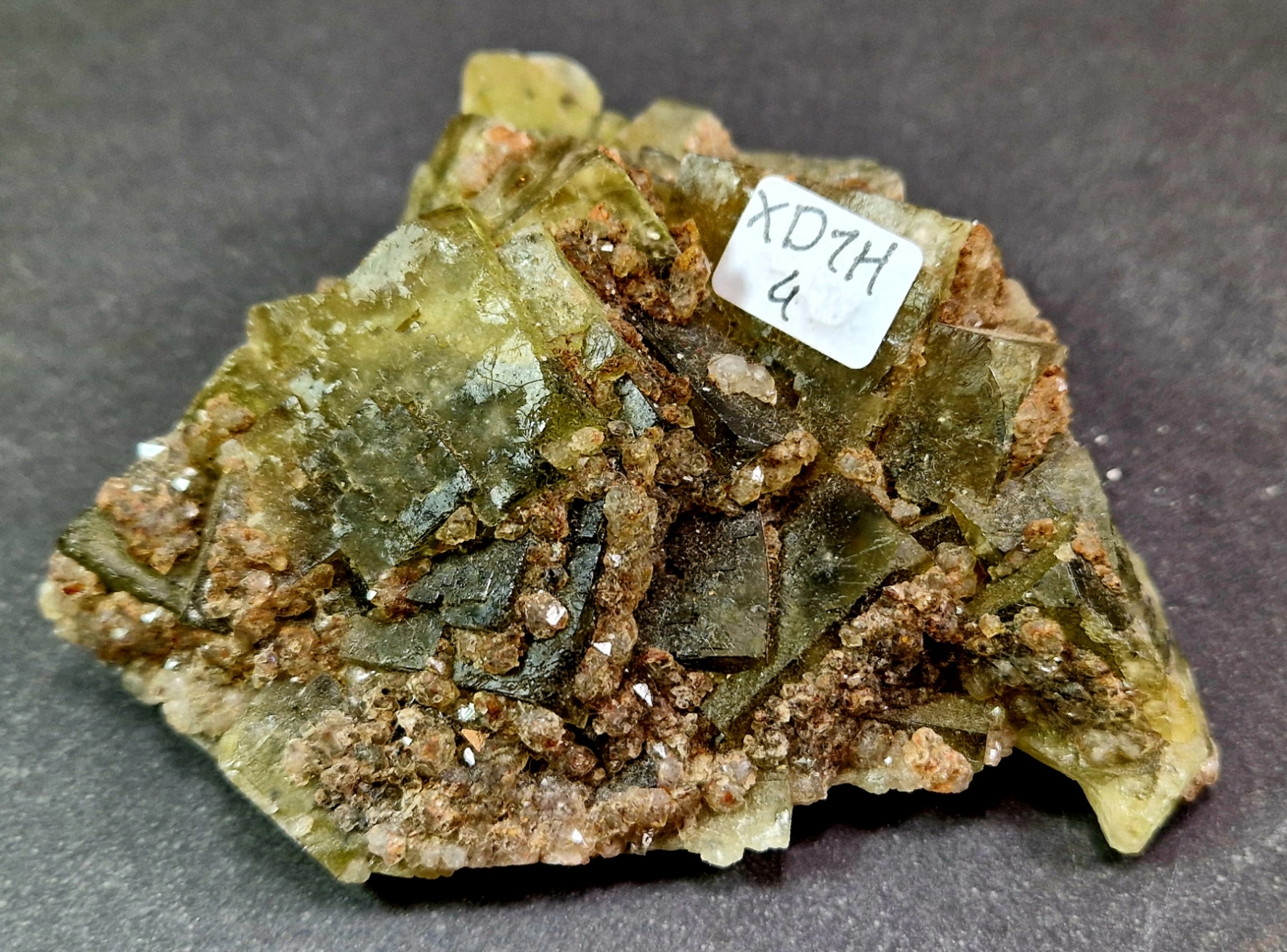 Fluorit Kluster  - 4