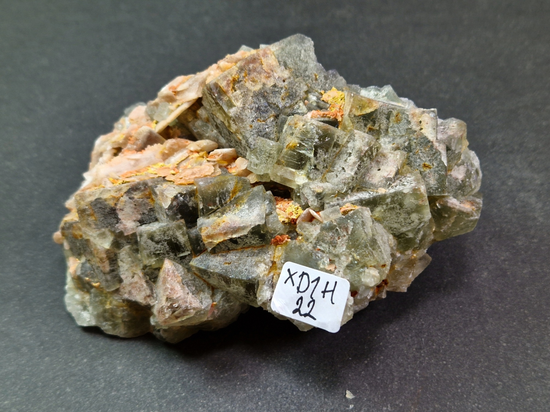 Fluorit Kluster  - 22