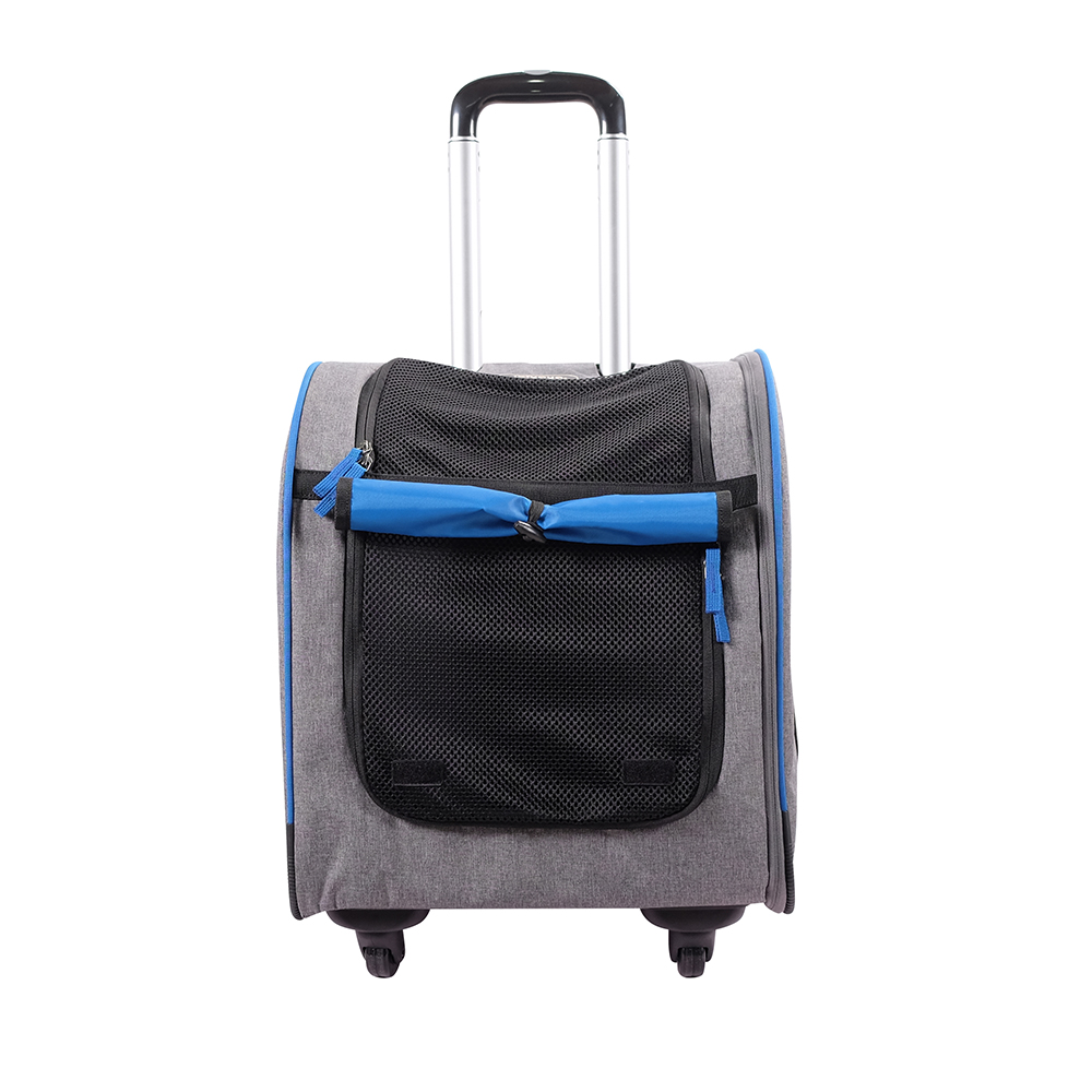 Liso Backpack Parallel Transport Pet Trolley -Slate/Sapphire - 3