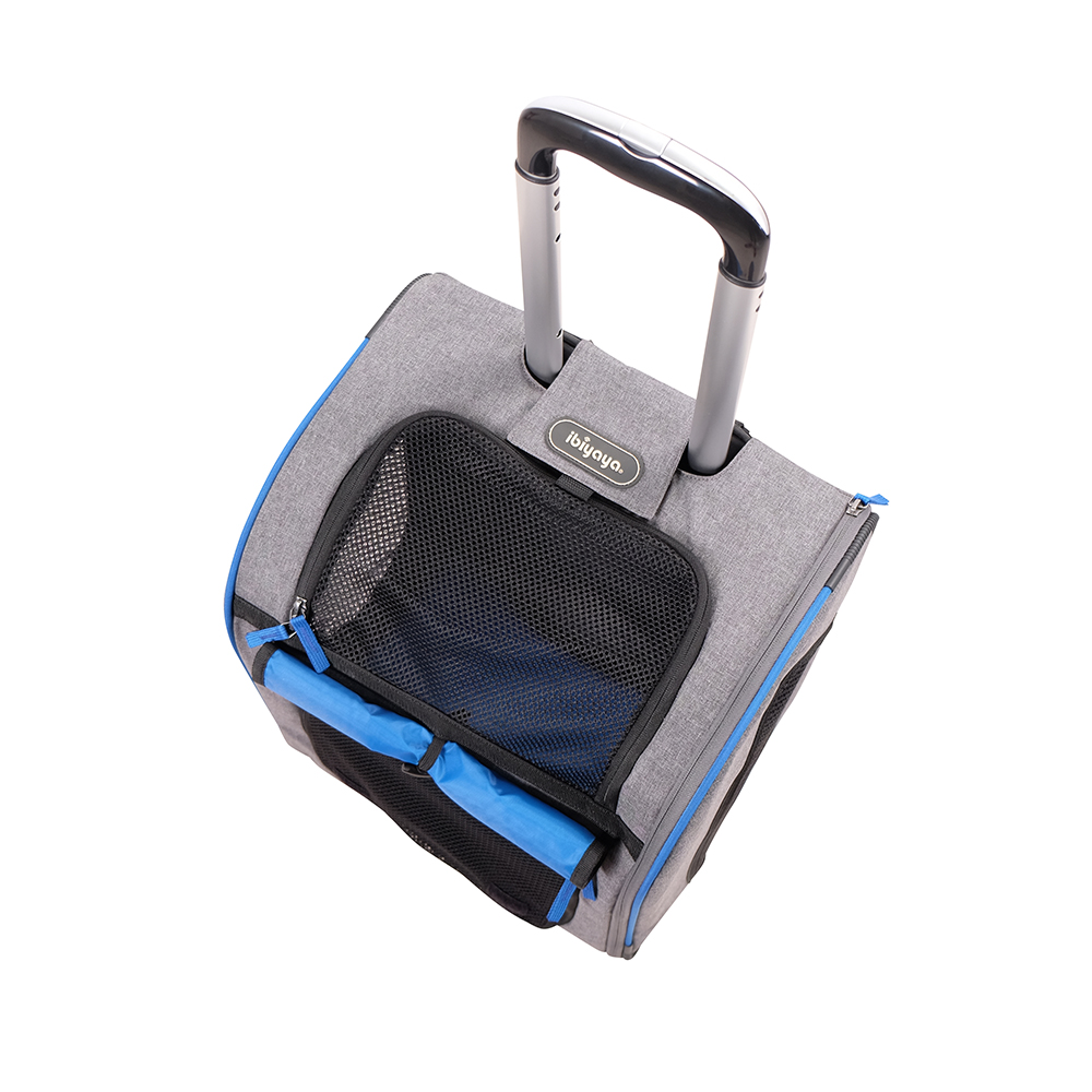 Liso Backpack Parallel Transport Pet Trolley -Slate/Sapphire - 6