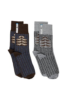 2 PAIRS GOTLAND, MERINOWOOL SOCK