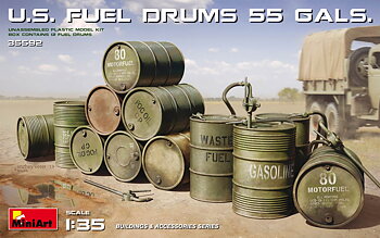 1/35 U.S. Fuel Drums (55 Gals.)