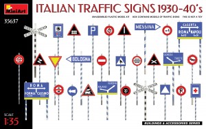 1/35 ITALIAN TRAFFIC SIGNS 1930-40?s