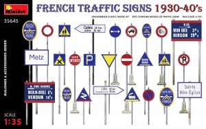 1/35 French Traffic Signs 1930-40?s