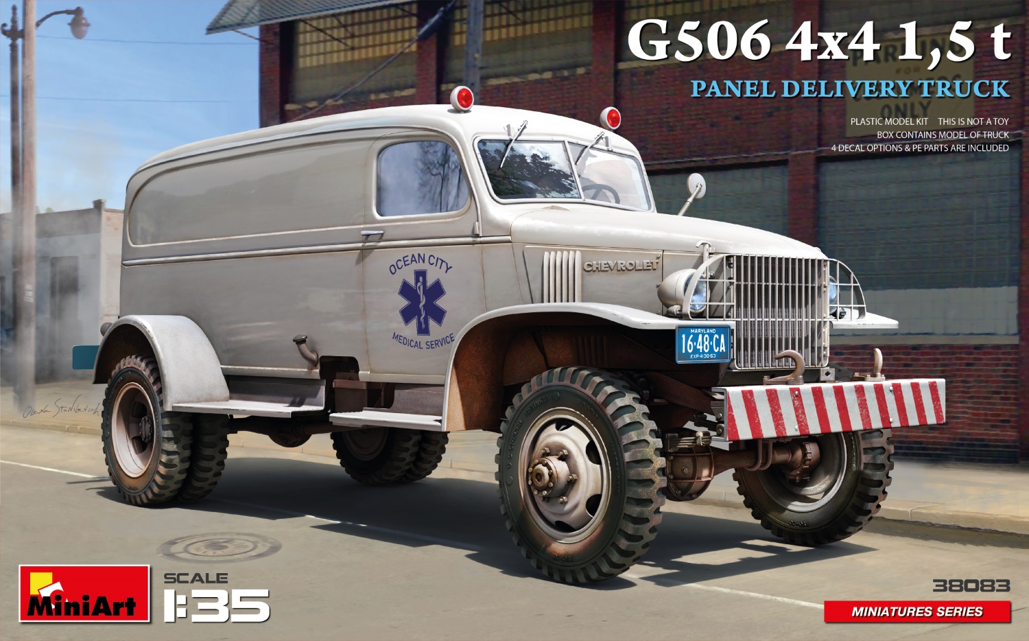 1/35 G506 4x4 1,5 t Panel Delivery Truck