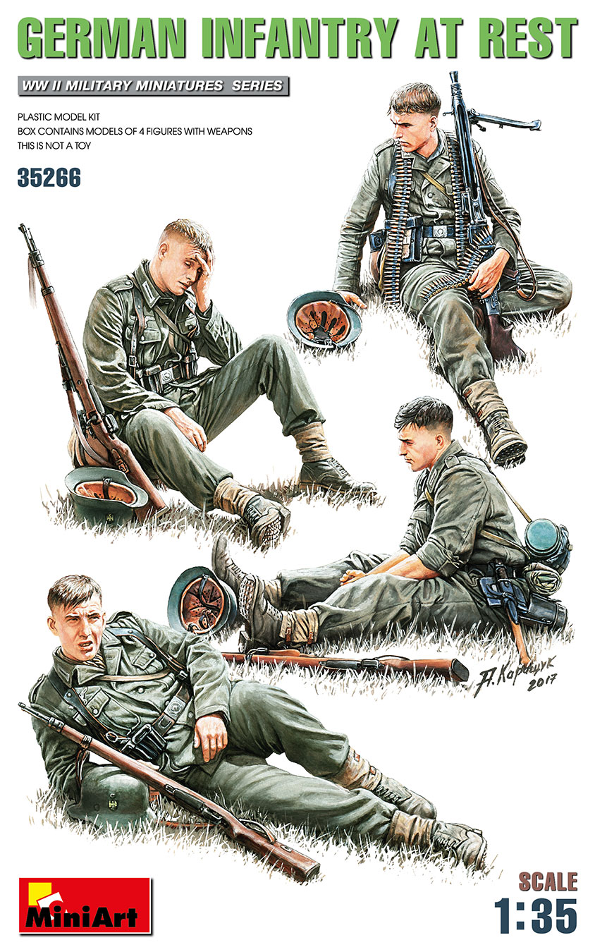1/35 German Infantry at Rest