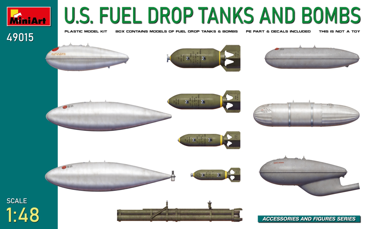 1/48 U.S. Fuel Drop Tanks and Bombs