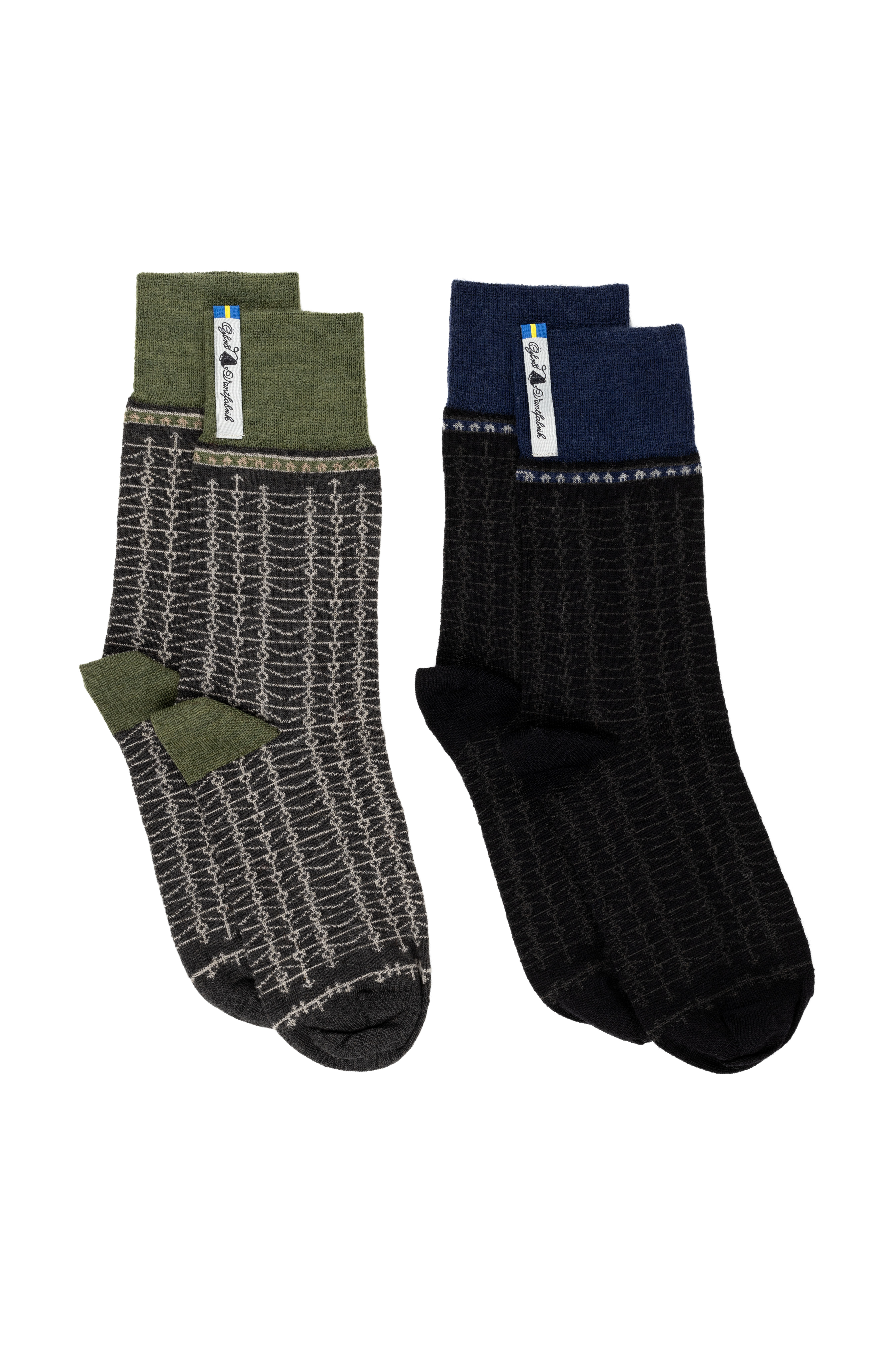 2 PAIRS EKSHÄRAD, MERINOWOOL SOCK
