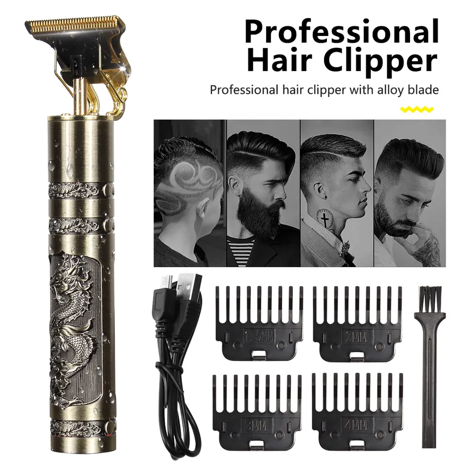 Hår & Skäggtrimmer Deluxe Kit + Gratis Frisörförkläde - Drake - 2