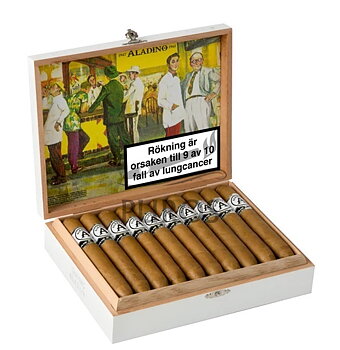 Aladino Connecticut Queens Perfecto Öppen Cigarrlåda 20p