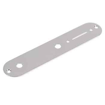 Telecaster Control Plate Chrome (8mm Pot Hole)