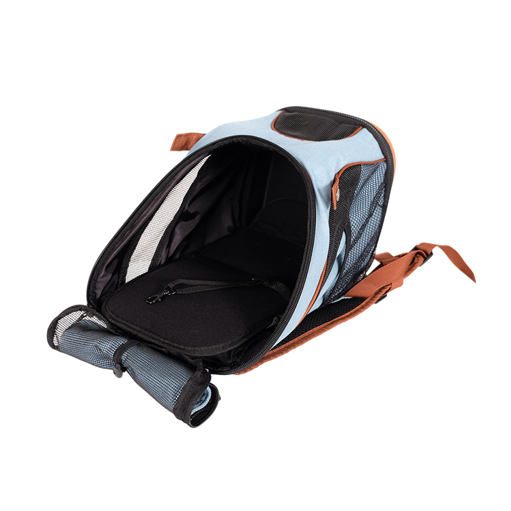 Denim Fun Lightweight Pet Backpack - Denim - 5