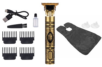 Hair & Beard Trimmer Deluxe Kit + Free Shaving Apron - Buddha