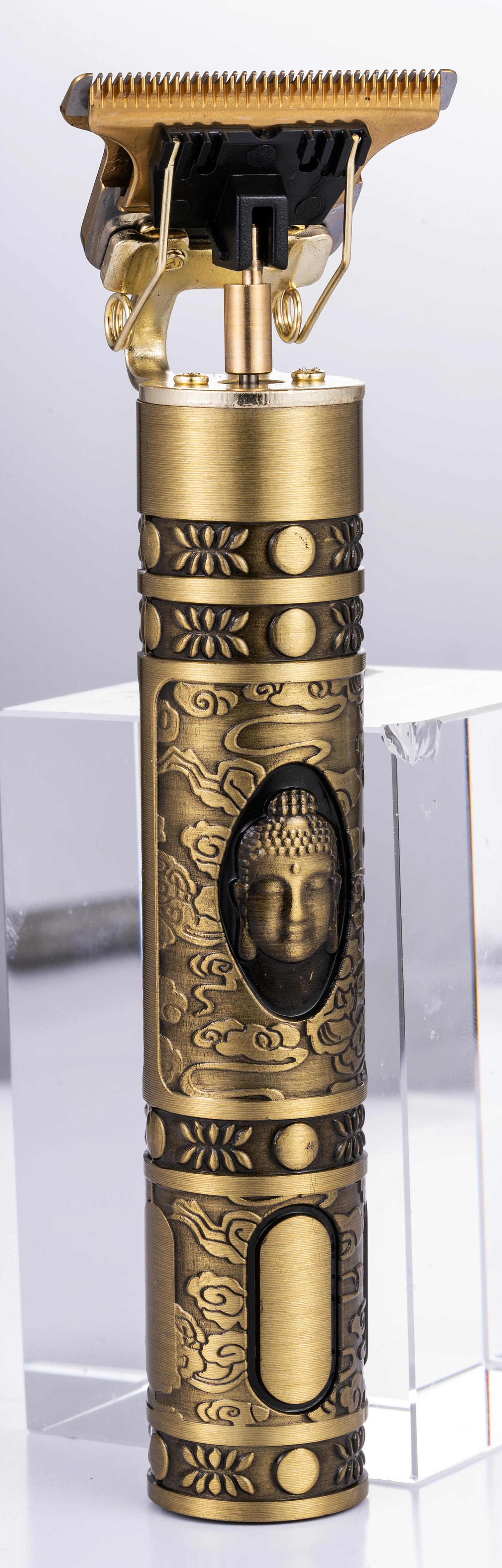Hår & Skäggtrimmer Deluxe Kit + Gratis rakförkläde - Buddha - 8