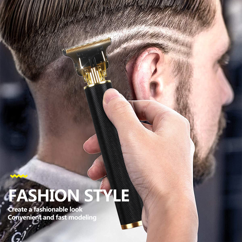 Hair & Beard Trimmer Deluxe Kit + Free Shaving Apron - Black - 10