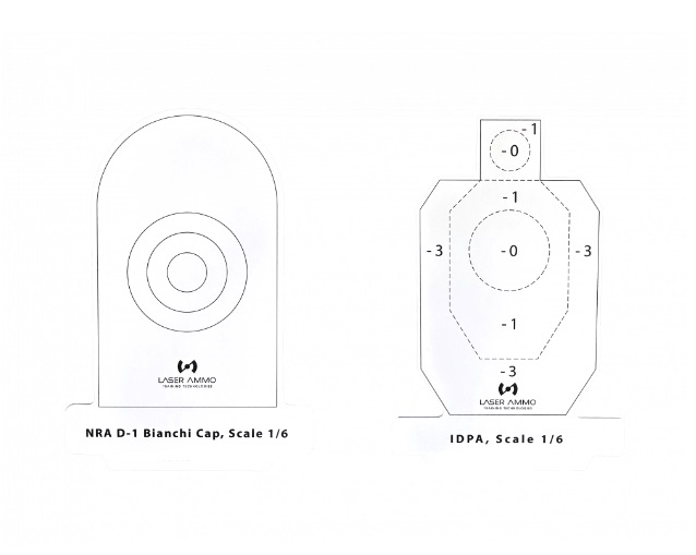I-MTTS competition shooter Reflective targets - 6