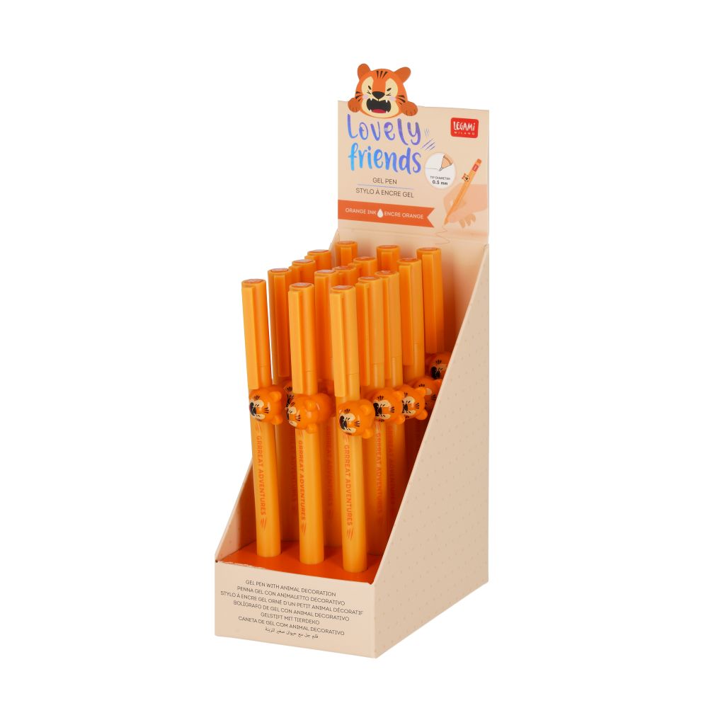 Lovely friends / Cuddling pets pen, Tiger, orange - 2