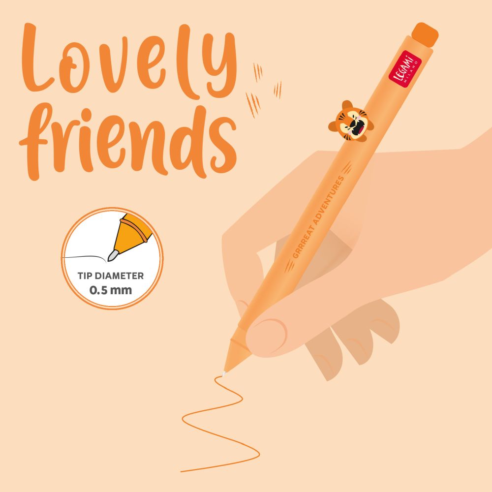 Lovely friends / Cuddling pets pen, Tiger, orange - 4