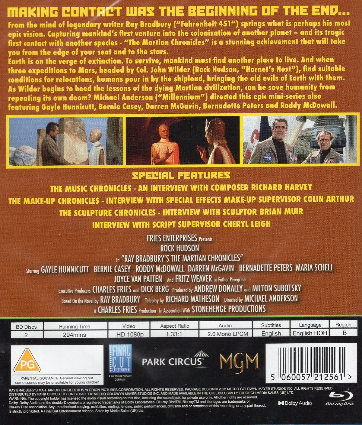 The Martian Chronicles (ej svensk text) (Blu-ray) - 2
