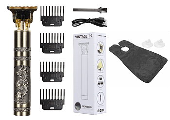 Hair & Beard Trimmer Deluxe Kit + Free Shaving Apron - Drake