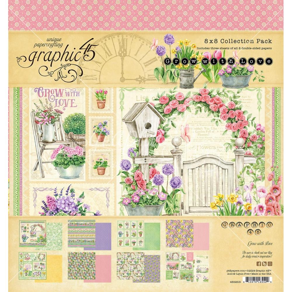 Graphic45 - Collection Pack 8x8 - Grow With Love