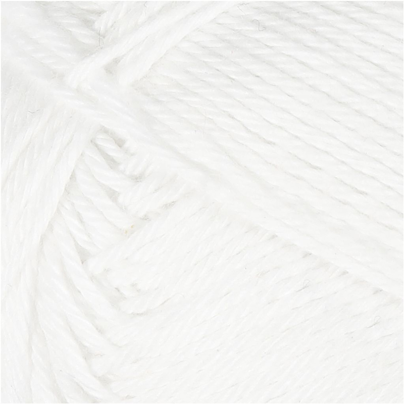 Oeko-Tex Cotton garn - Vit 8/4