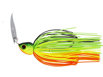 BLADEBITE V2 TUNGSTEN BLADED JIG IS A CHATTERBAIT FROM WESTIN. GOOD PERCH LURE. FIRETIGER