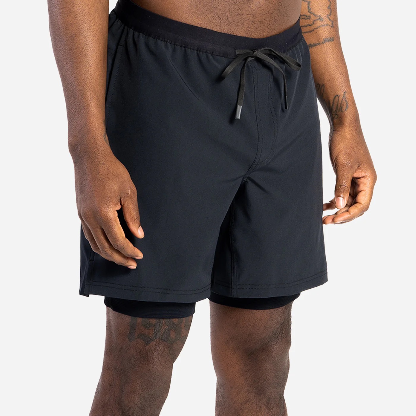 CRUISE 2n1 PADDED BIKE SHORT - BLACK - 6