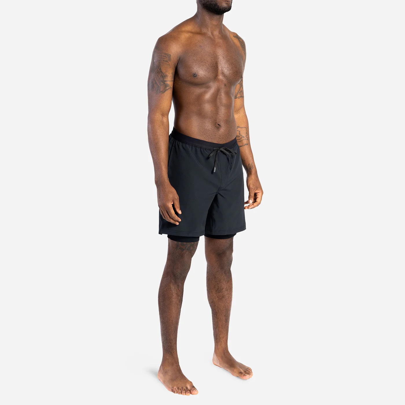 CRUISE 2n1 PADDED BIKE SHORT - BLACK - 7