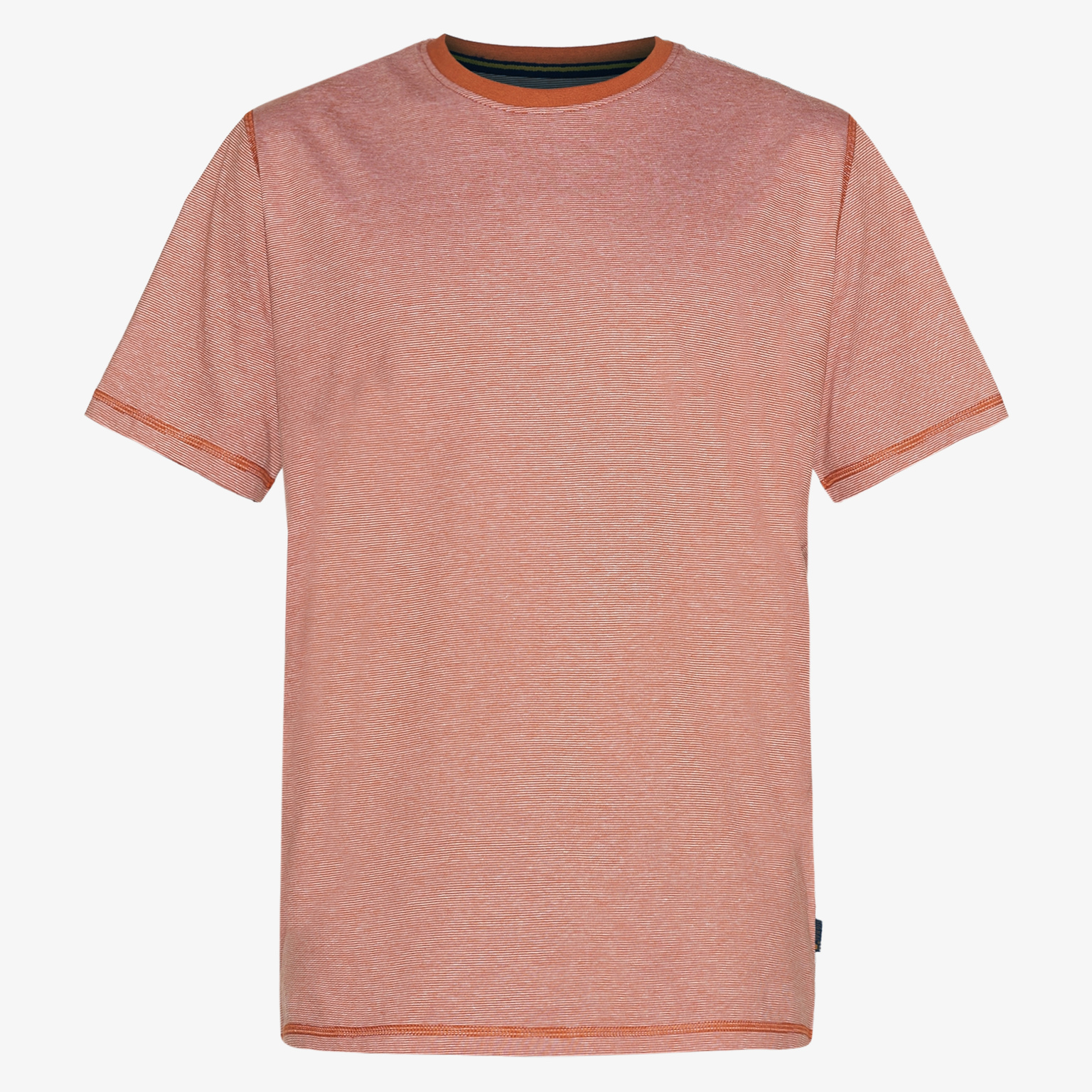Signal - Yann Mini Stripe Tee - Sienna Orange  - 4