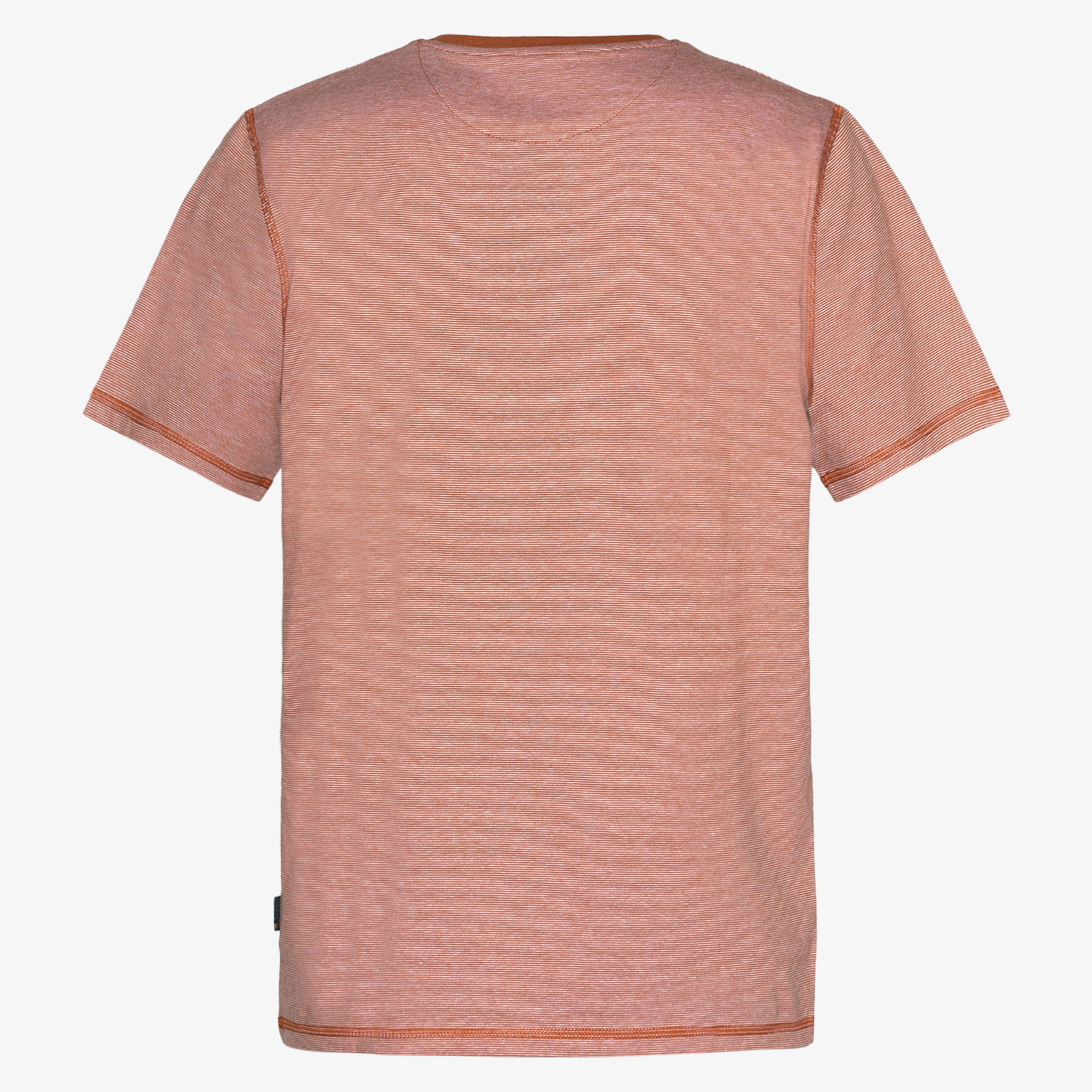 Signal - Yann Mini Stripe Tee - Sienna Orange  - 5