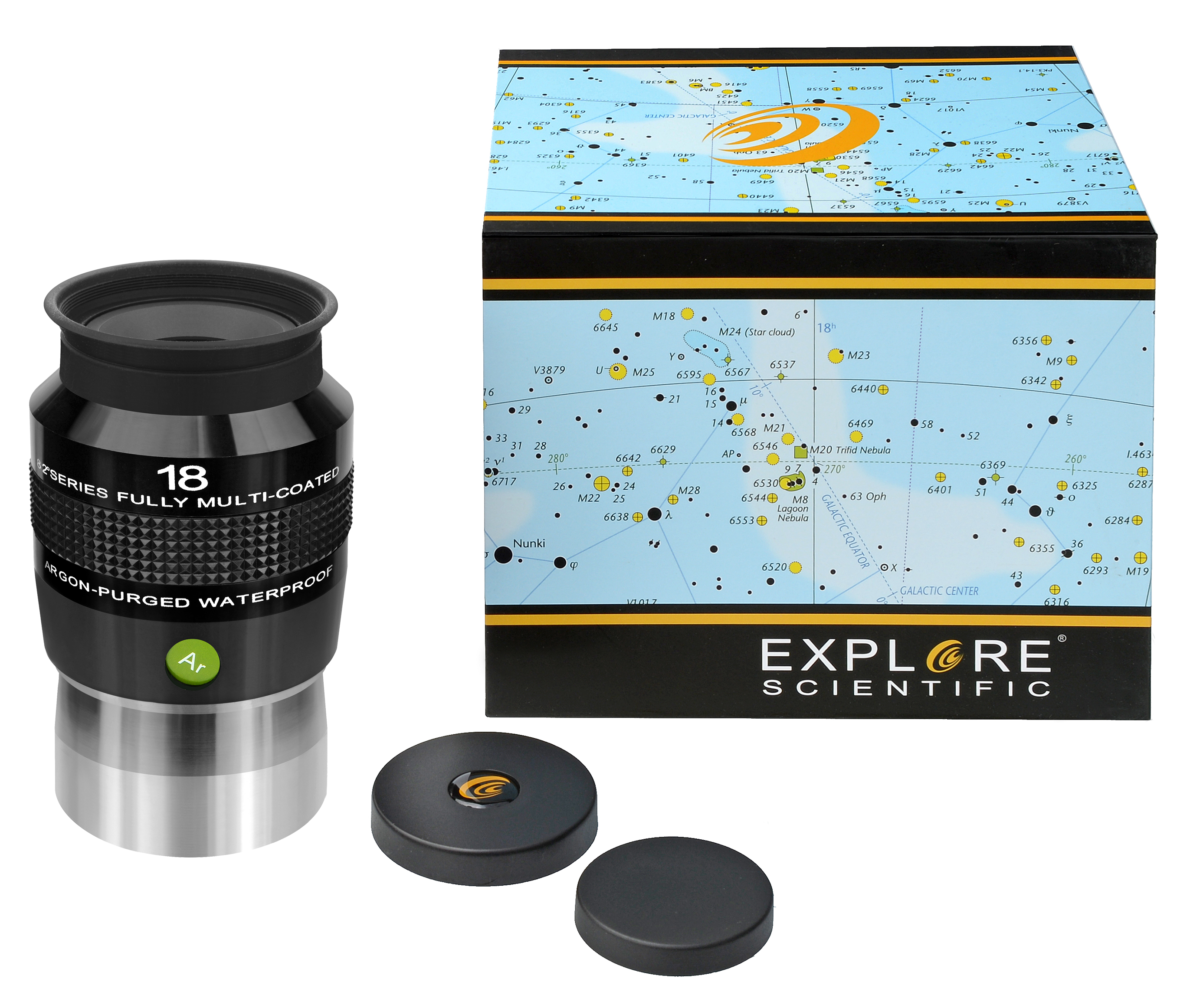 EXPLORE SCIENTIFIC 82° VIDVINKELOKULAR - 8